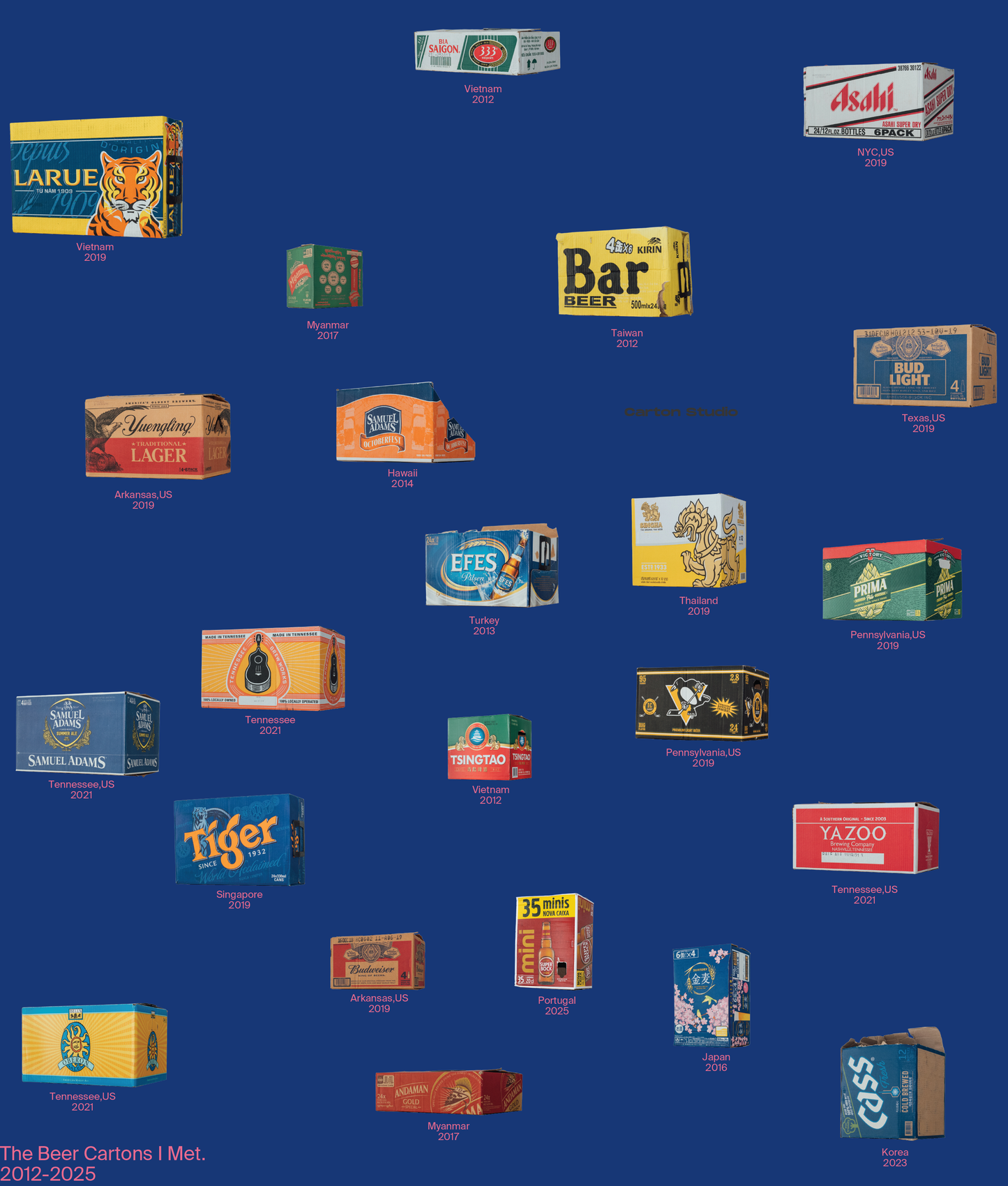 The Beer Cartons I met 2012-2025 Tee