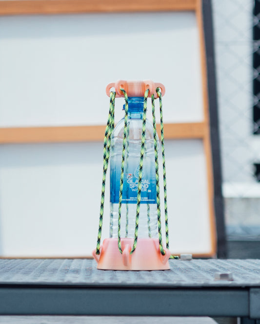 (2025)Carvase 2 Plastic bottle vase(Orange) mini